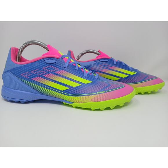 Adidas MESSI F50 Pro TF Soccer Turf Shoe Men\'s Size 9.5 Blue Pink IE1219 Cleats